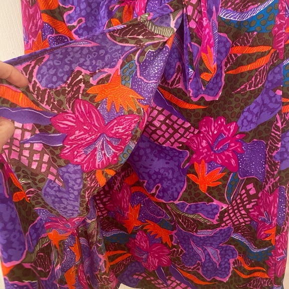 Jantzen Vintage Size Medium Wrap Floral Beach Swim Skirt - Picture 2 of 5